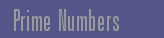 Prime Numbers